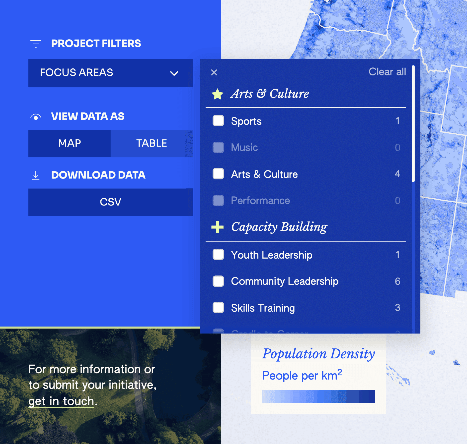 place based filter open